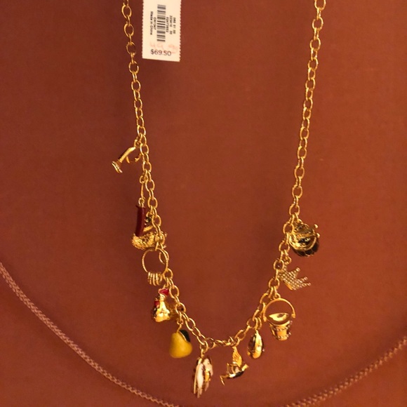 Talbots Jewelry 2 Days Of Christmas Charm Necklace Poshmark